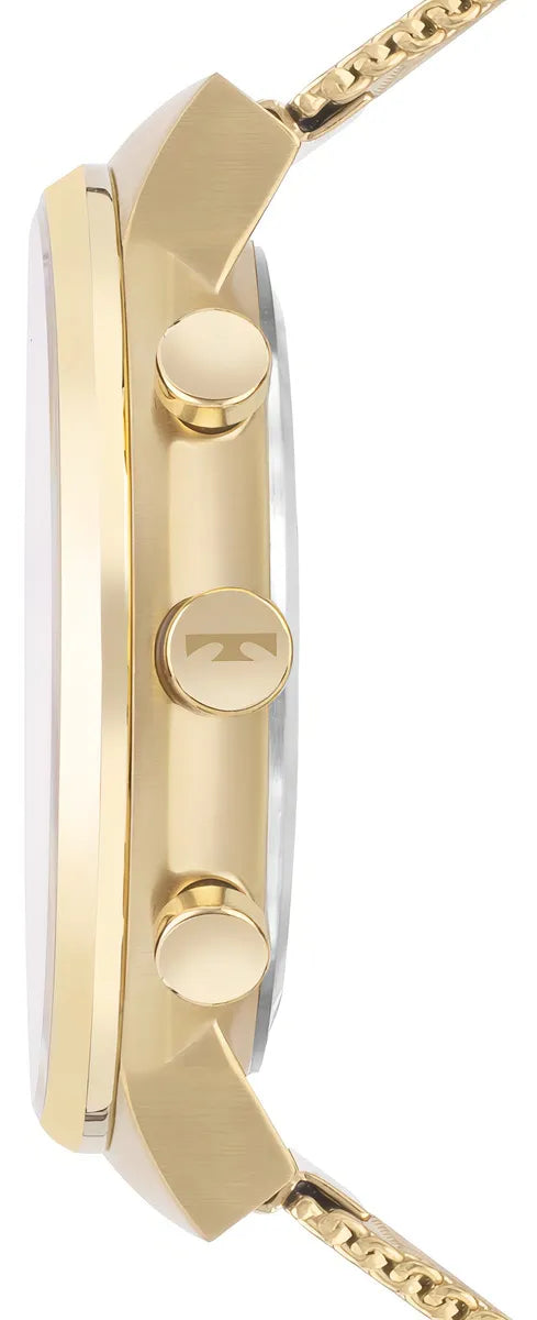 Relógio Feminino Technos Slim Safira Dourado – Ref. VD36AA1P