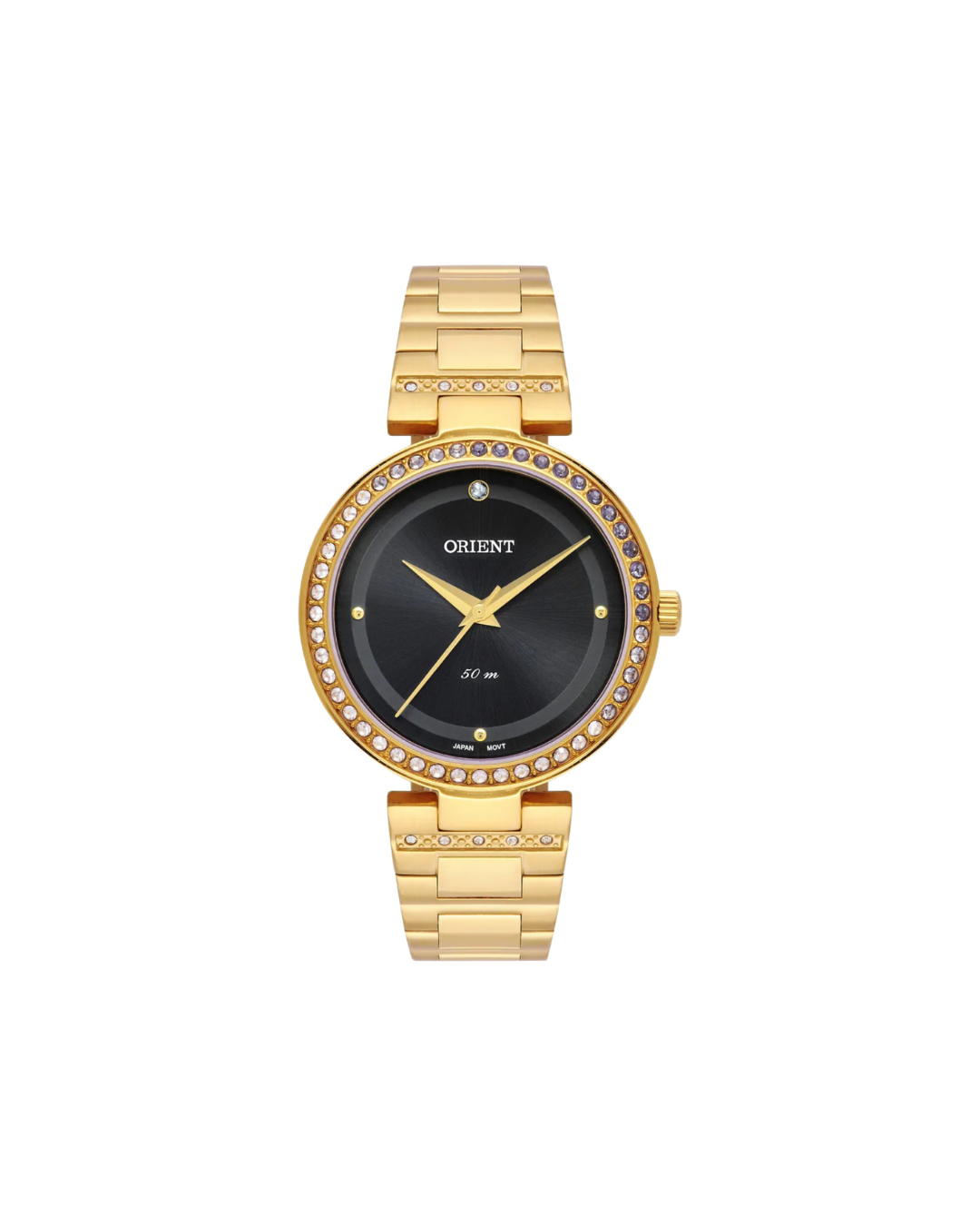 Relógio Feminino Orient Eternal Dourado com Cristais – 35 mm