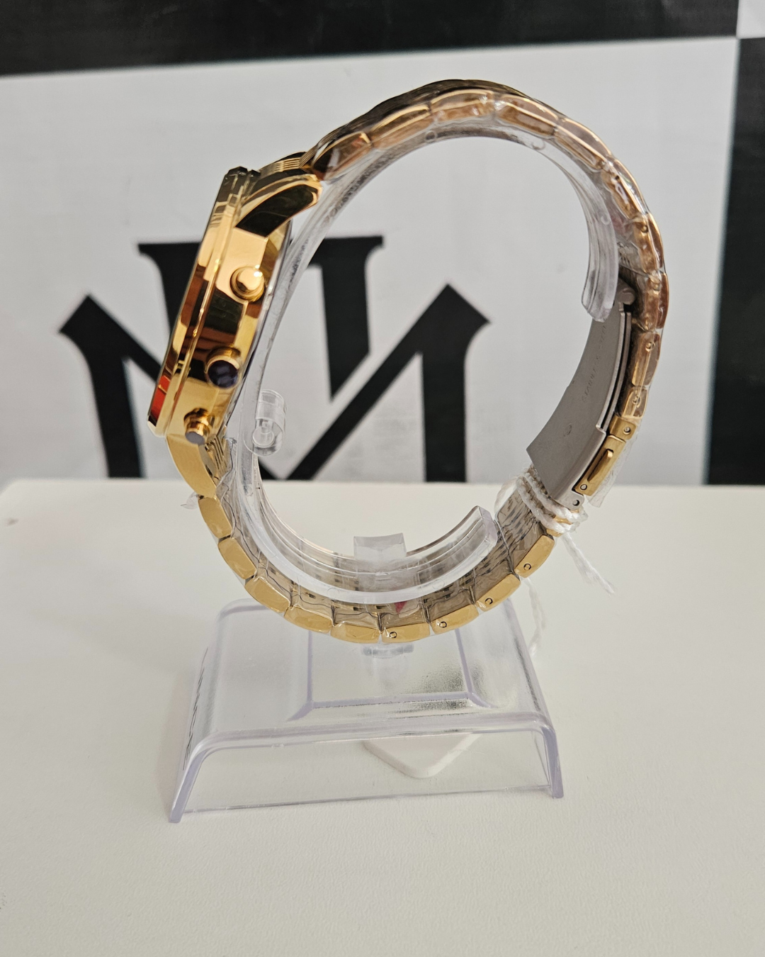 Relógio Seculus Masculino Dourado