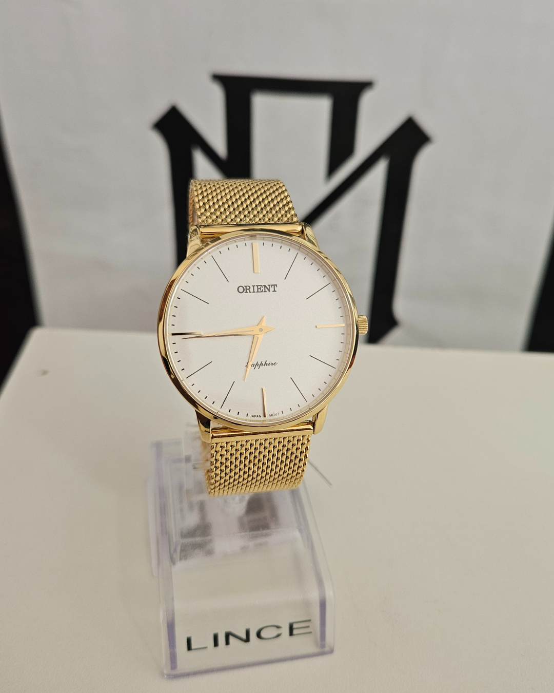 Relógio Orient Masculino Slim Safira RM IMPORTS
