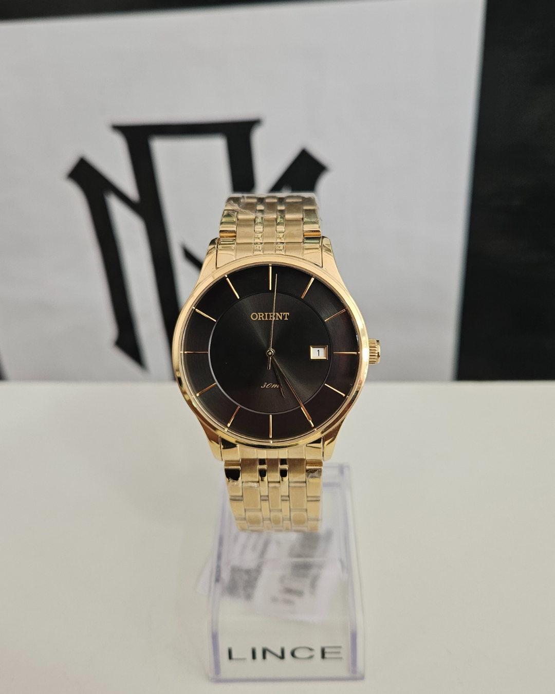 Relógio Orient Masculino Eternal Dourado Preto