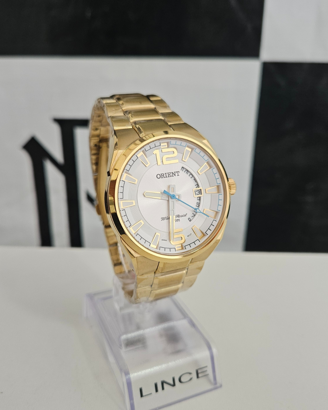 Relógio Masculino Orient Analógico Dourado