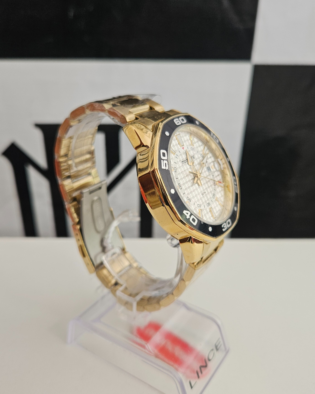 Relógio Mondaine Masculino Dourado/Branco – Ref. 32878GPMVDE1