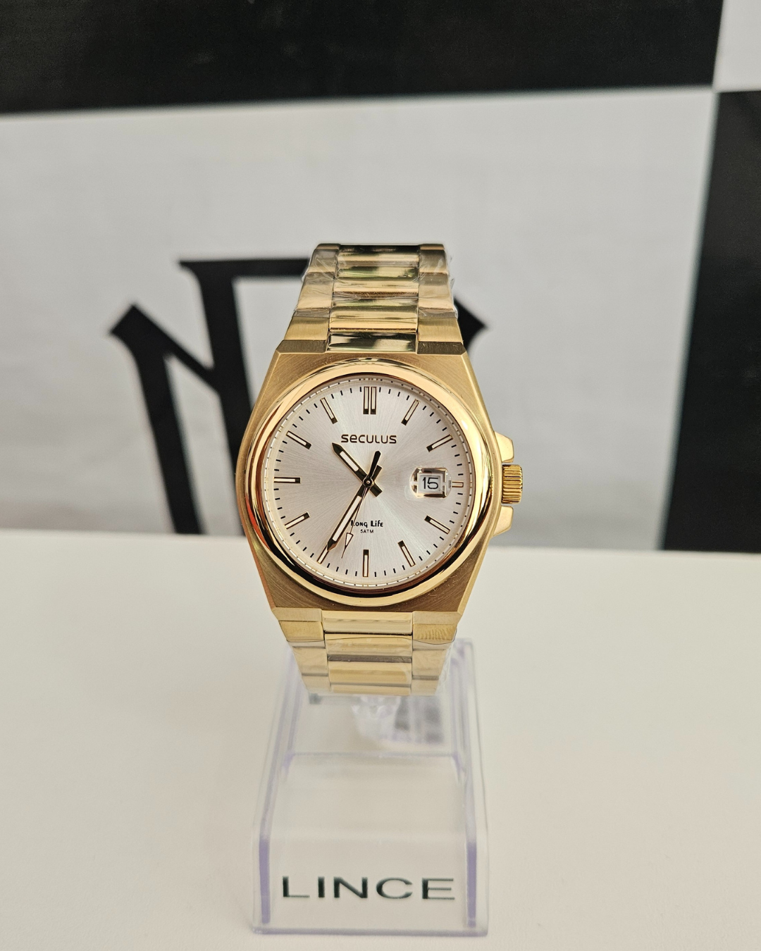 Relógio Seculus Masculino Long Life RM IMPORTS