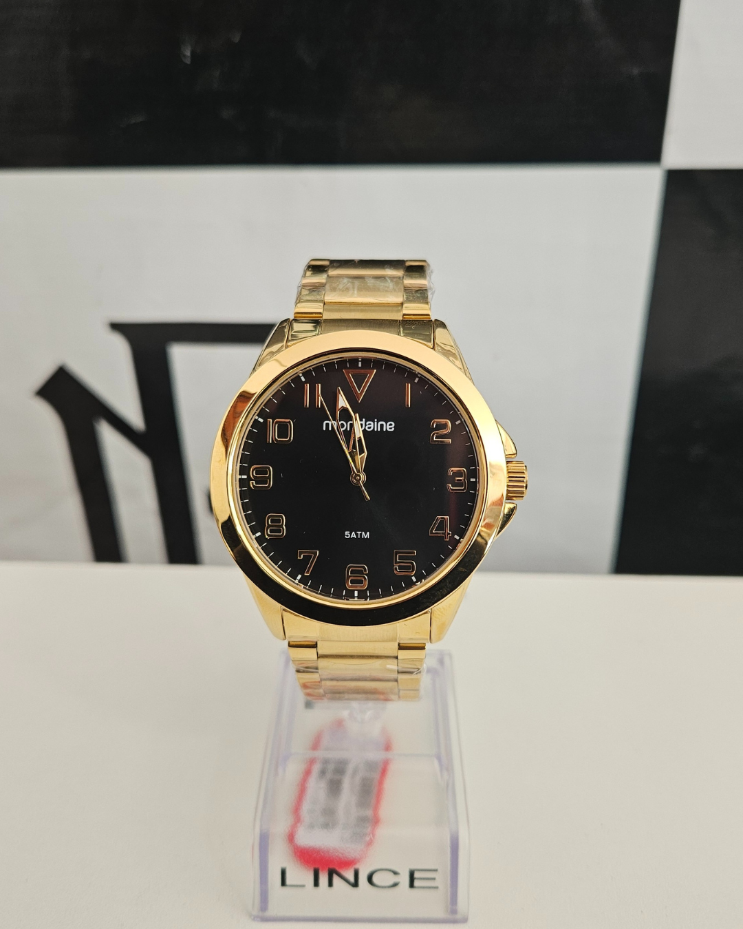 Relógio Masculino Mondaine Dourado 32605GPMVDE1