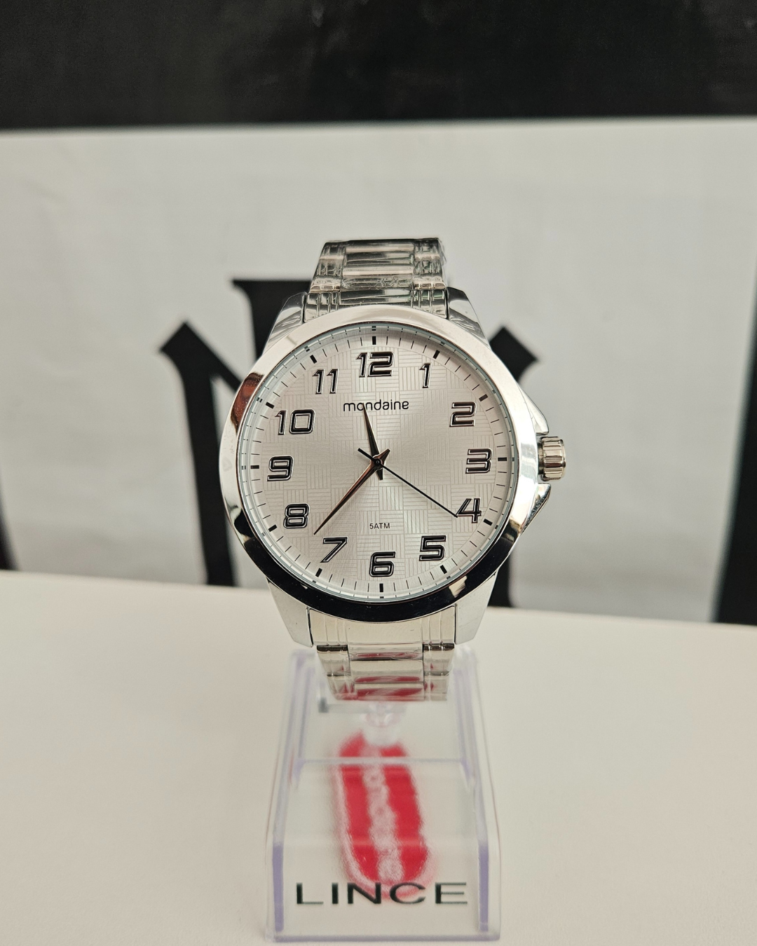 Relógio Mondaine Masculino Prata com Pulseira em Aço – Analógico RM IMPORTS