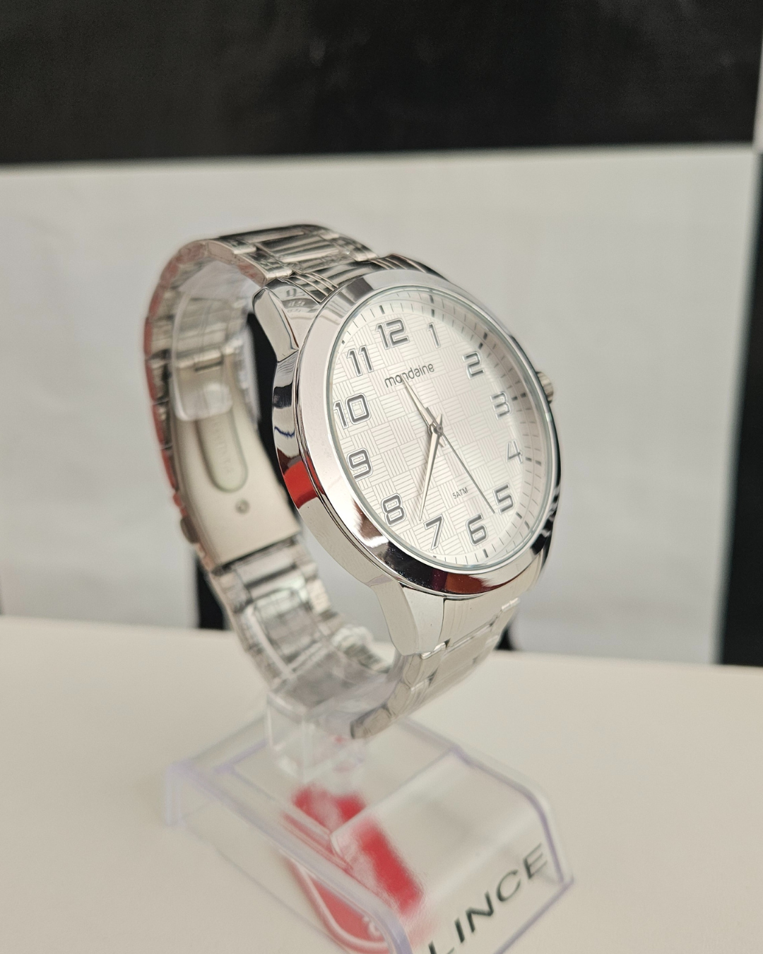 Relógio Mondaine Masculino Prata com Pulseira em Aço – Analógico RM IMPORTS