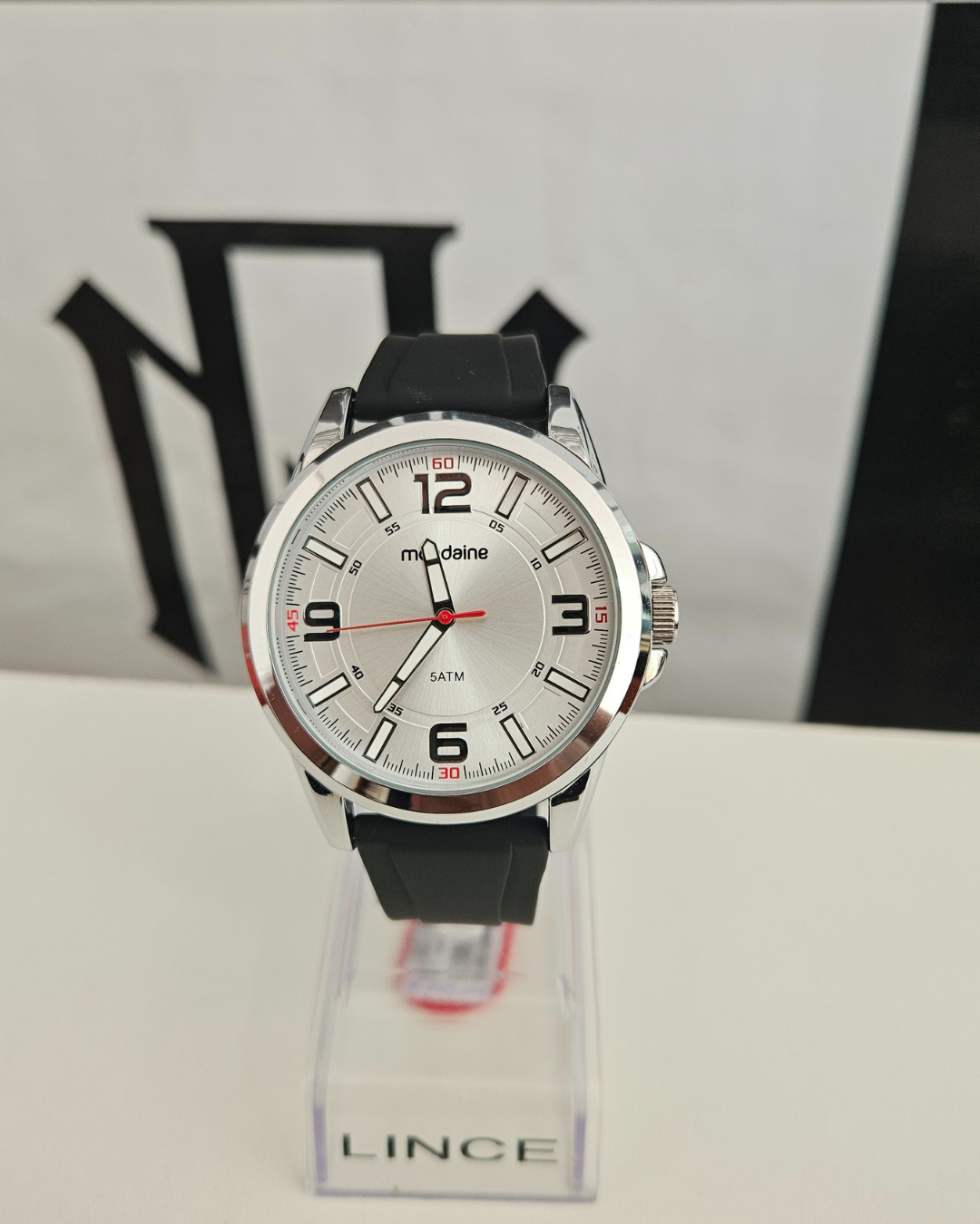 Relógio Mondaine Masculino Prata com Mostrador Claro