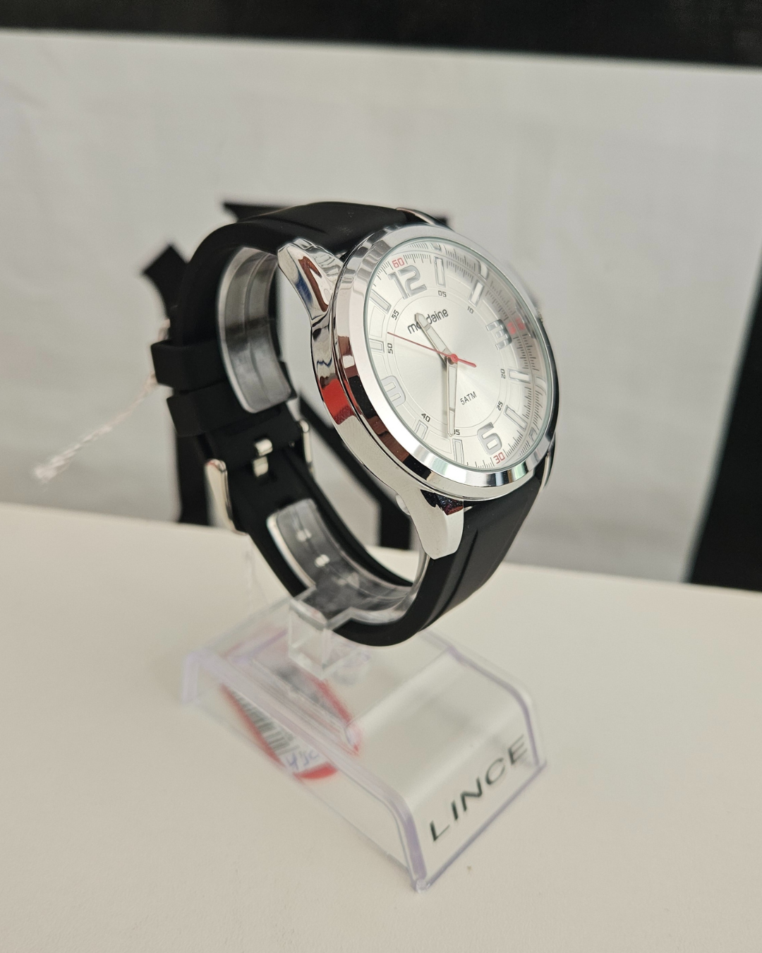 Relógio Mondaine Masculino Prata com Mostrador Claro