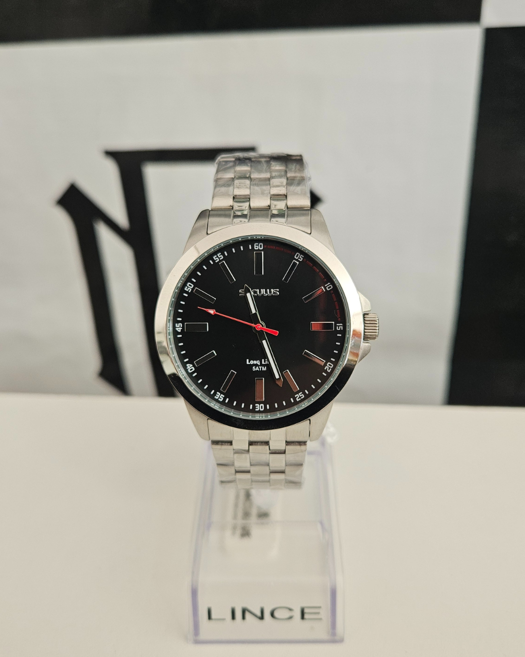 Relógio Seculus Masculino Long Life Analógico 44200G0SVNA1