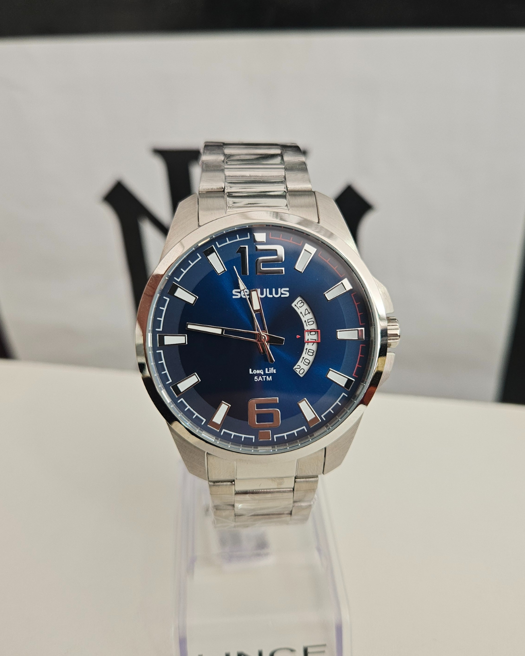 Relógio Seculus Masculino Long Life 44072G0SVNA1