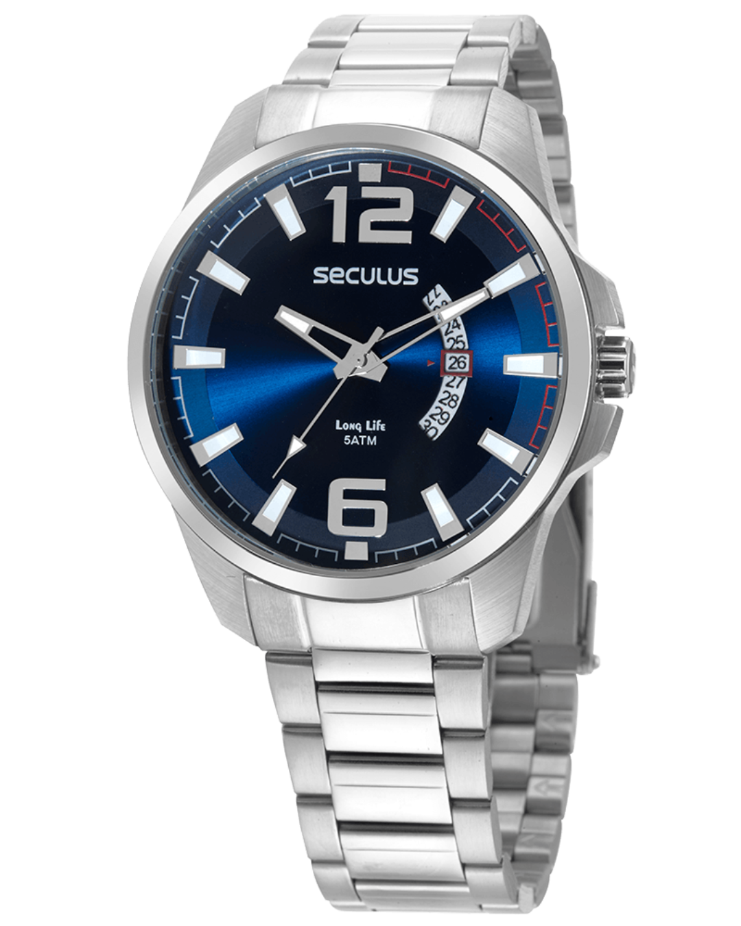 Relógio Seculus Masculino Long Life 44072G0SVNA1