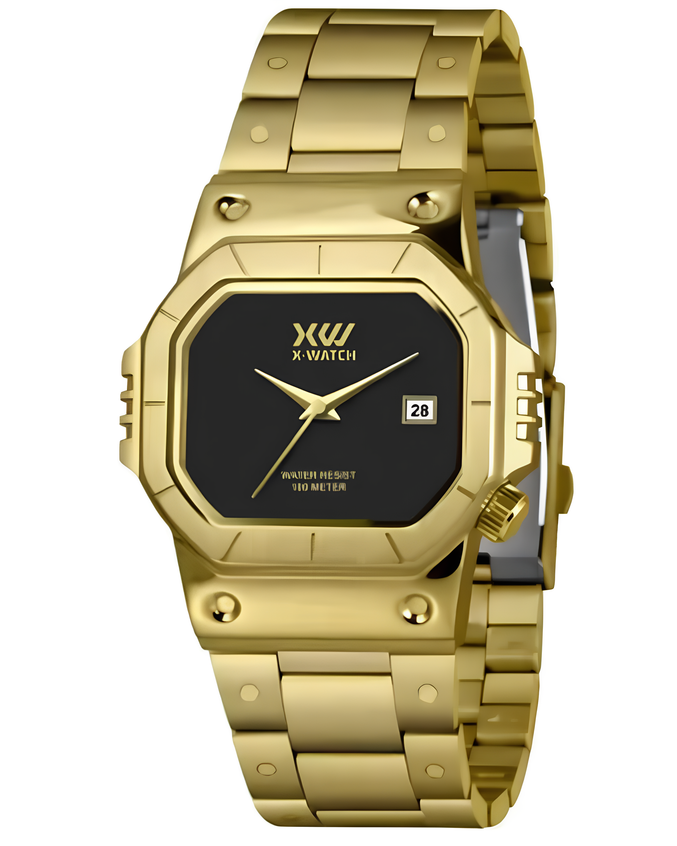 Relógio X-Watch Masculino Dourado XGGS1001.