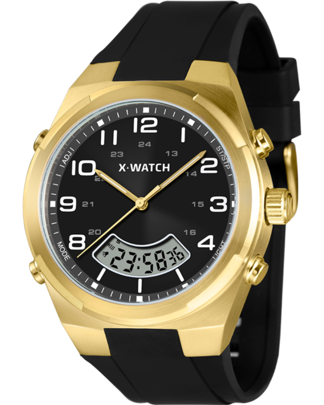 Relógio X-Watch Masculino XTEEL Anadigi Preto