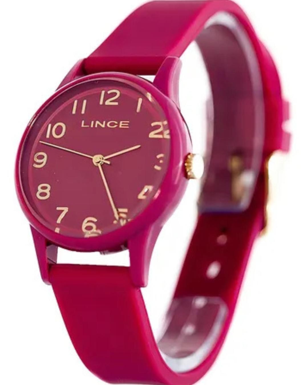 Relógio Lince Funny Rosa Feminino Analógico