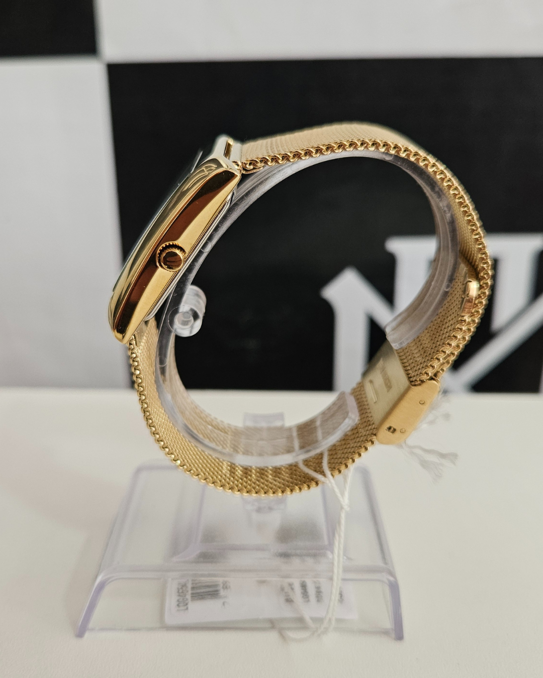 Relógio Feminino Lince Quadrado Dourado MQGH248L34