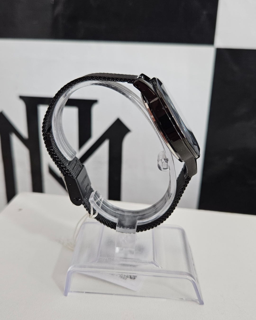 Relógio Feminino Lince Preto Urban Bisel Facetado LRN4807L