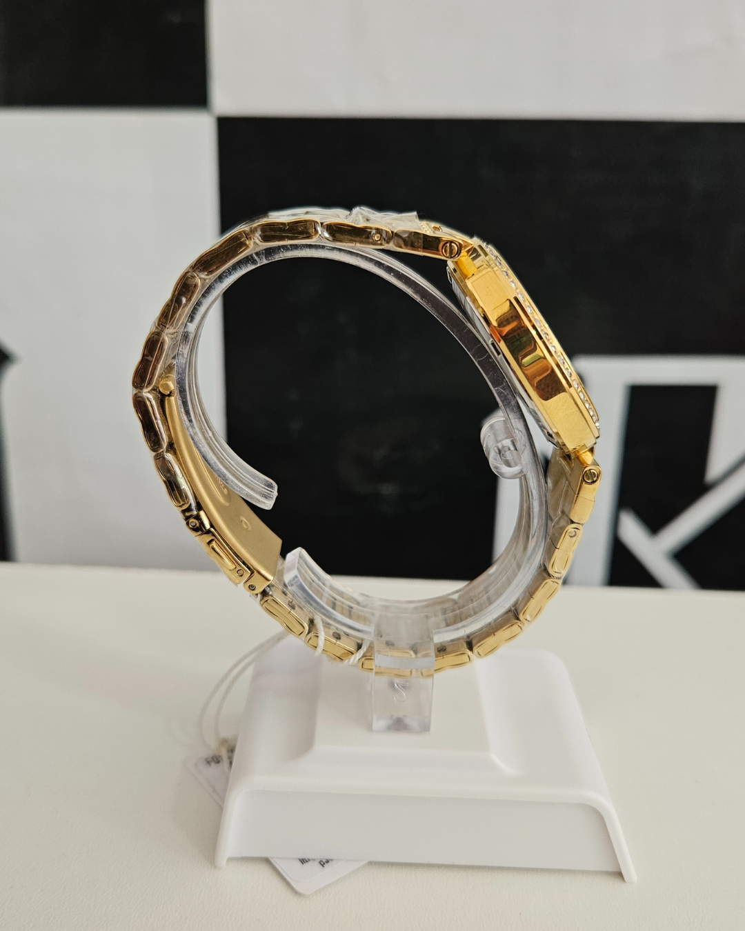 Relógio Feminino Orient Eternal Dourado com Cristais – 35 mm