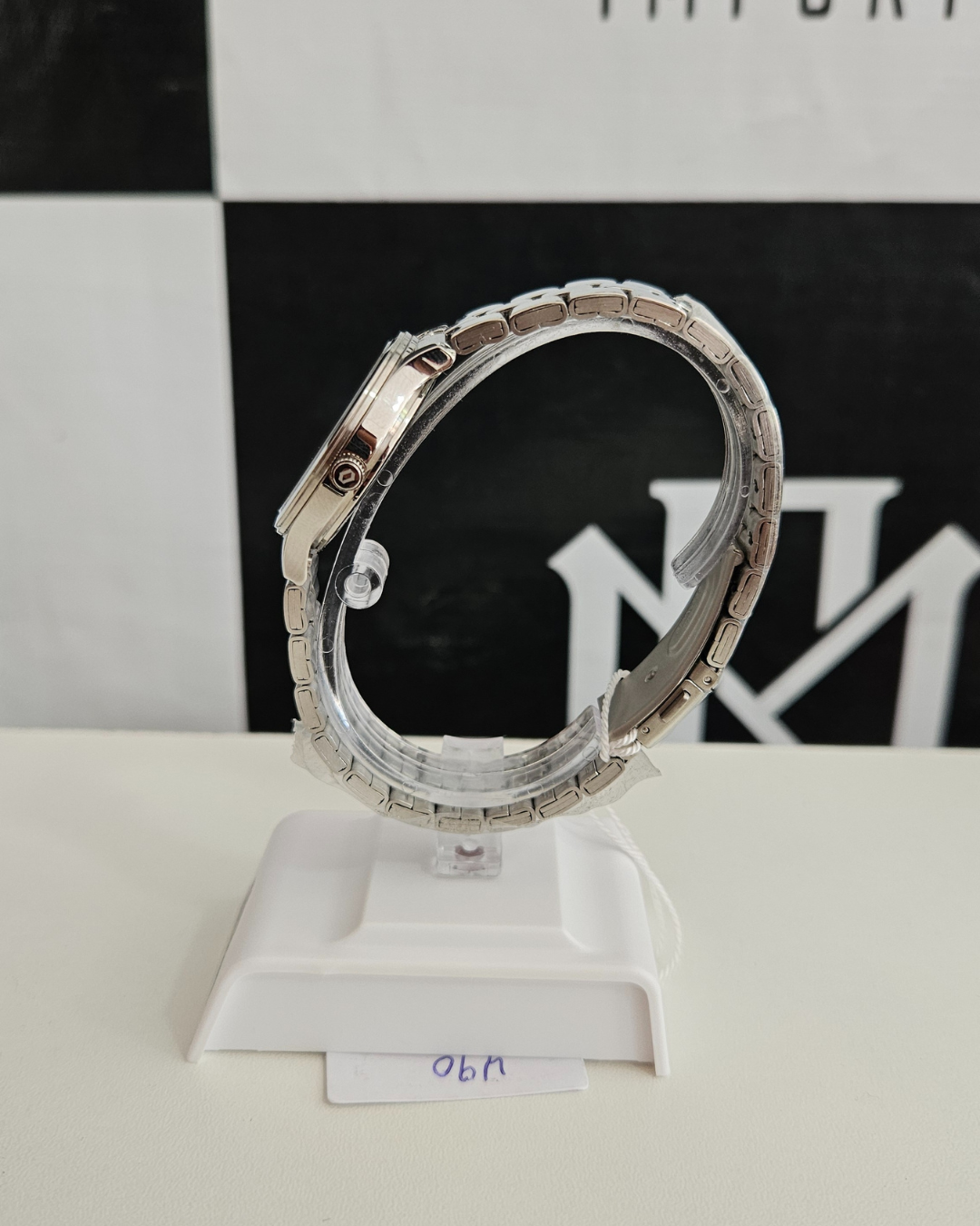 Relógio Feminino Orient Eternal Prateado com Mostrador Cinza