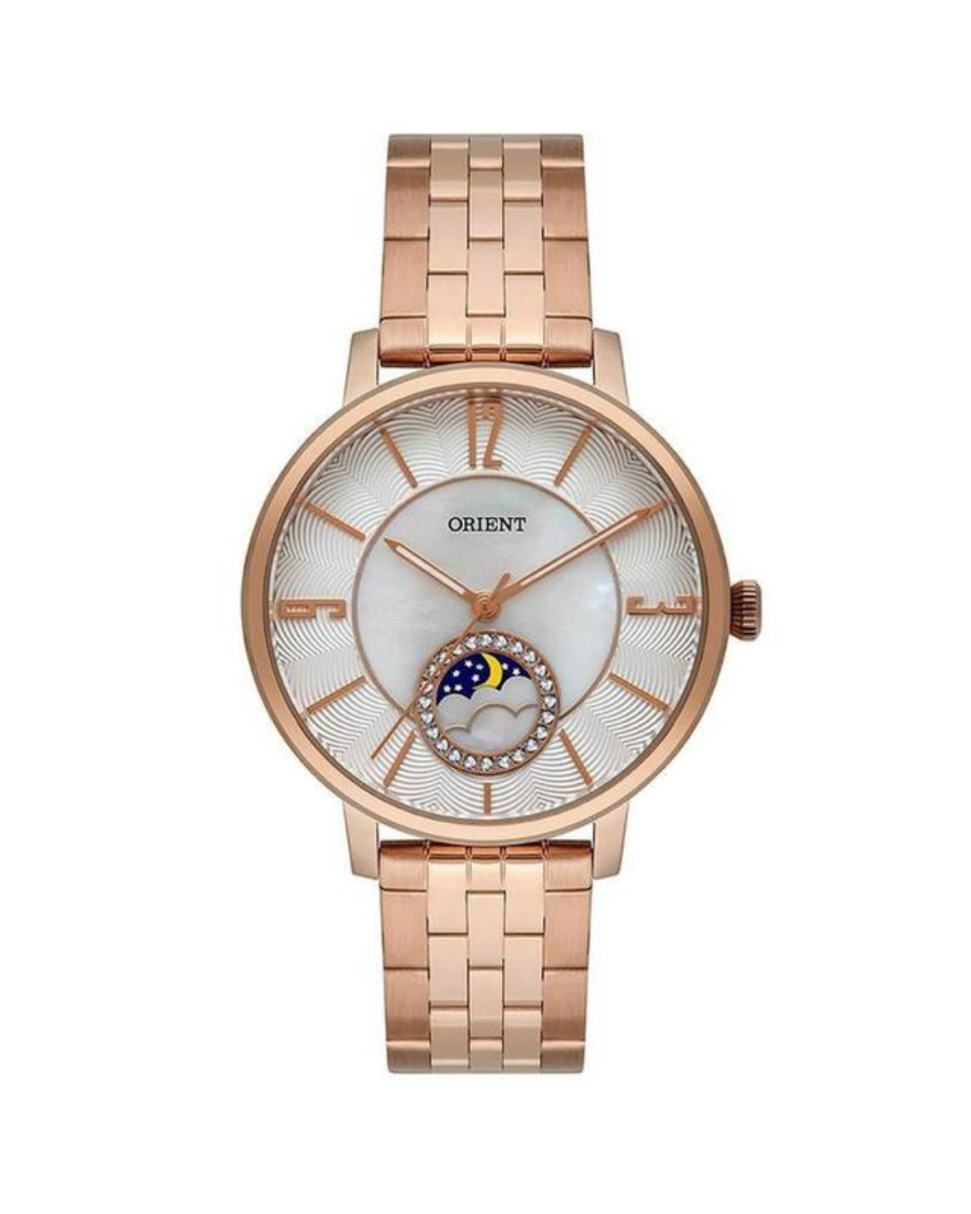 Relógio Feminino Orient Dourado com Indicador Dia e Noite