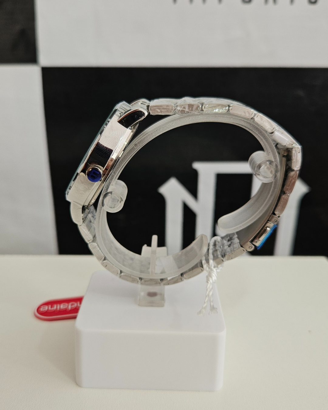 Relógio Mondaine Prateado com Mostrador Azul Degradê – Quartzo RM IMPORTS