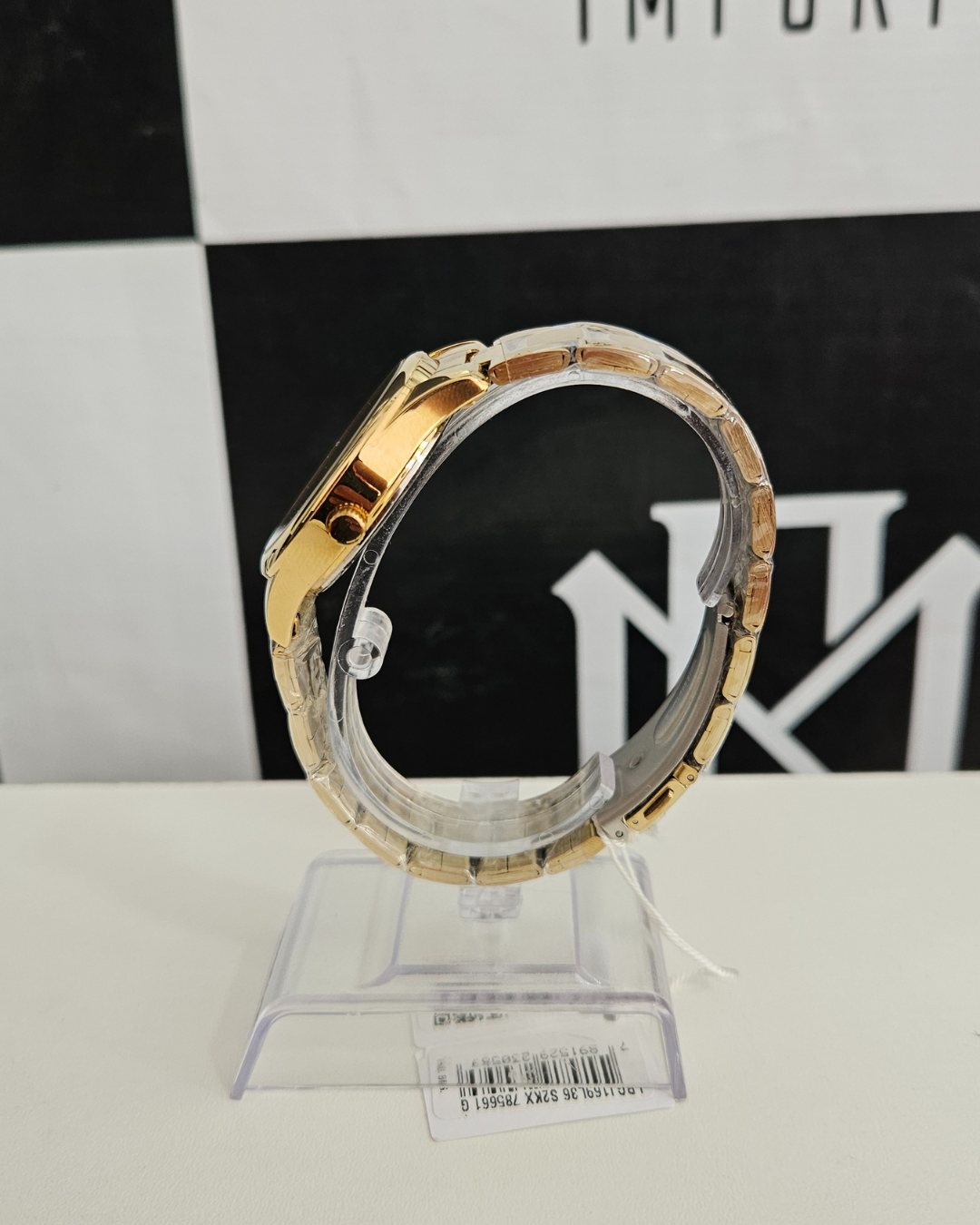 Relógio Feminino Lince Dourado Analógico em Aço