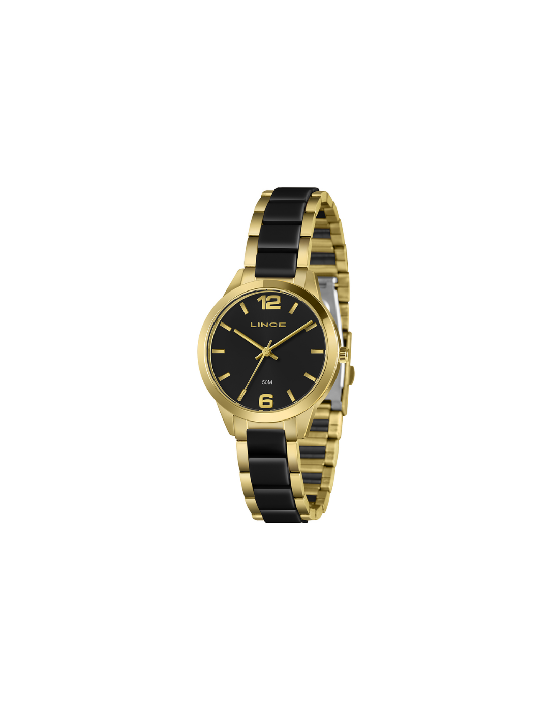 O Relógio Lince Urban Dourado Feminino RM IMPORTS