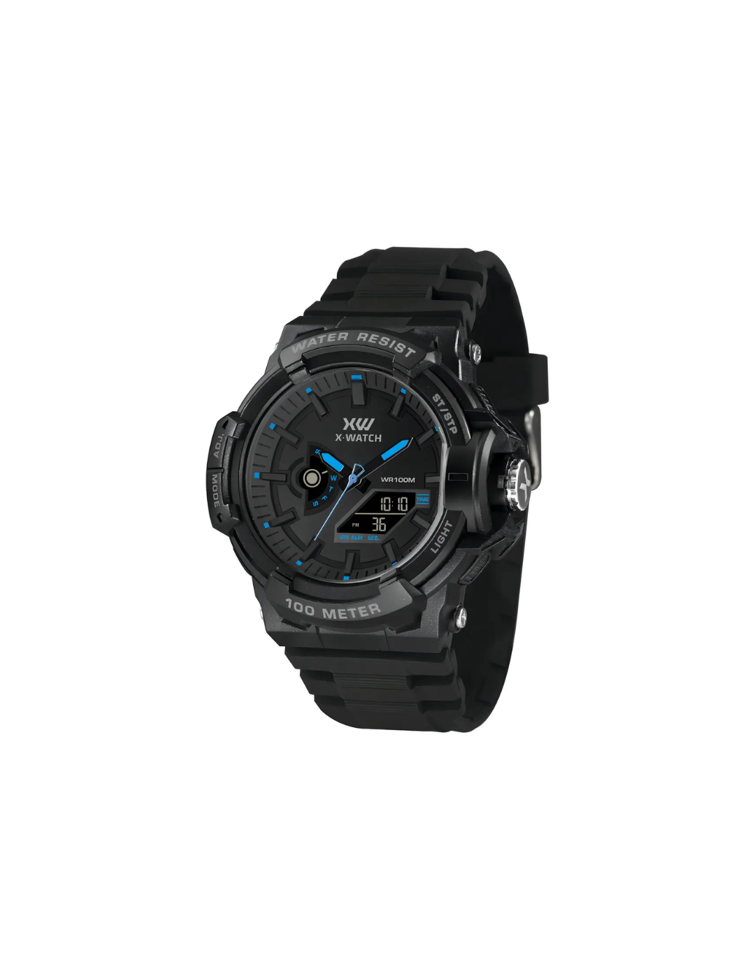 Relógio X-Watch XMPPA361 P1PX Preto Esportivo Anadigi 100m