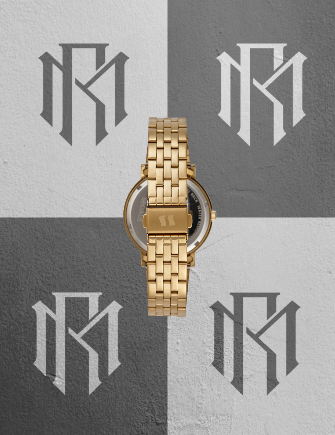 Relógio Seculus Vidro Facetado Dourado Feminino 44306LPSVDS1