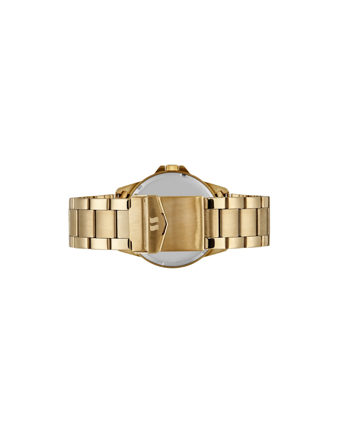 Relógio Masculino Aço Visor Texturizado Dourado