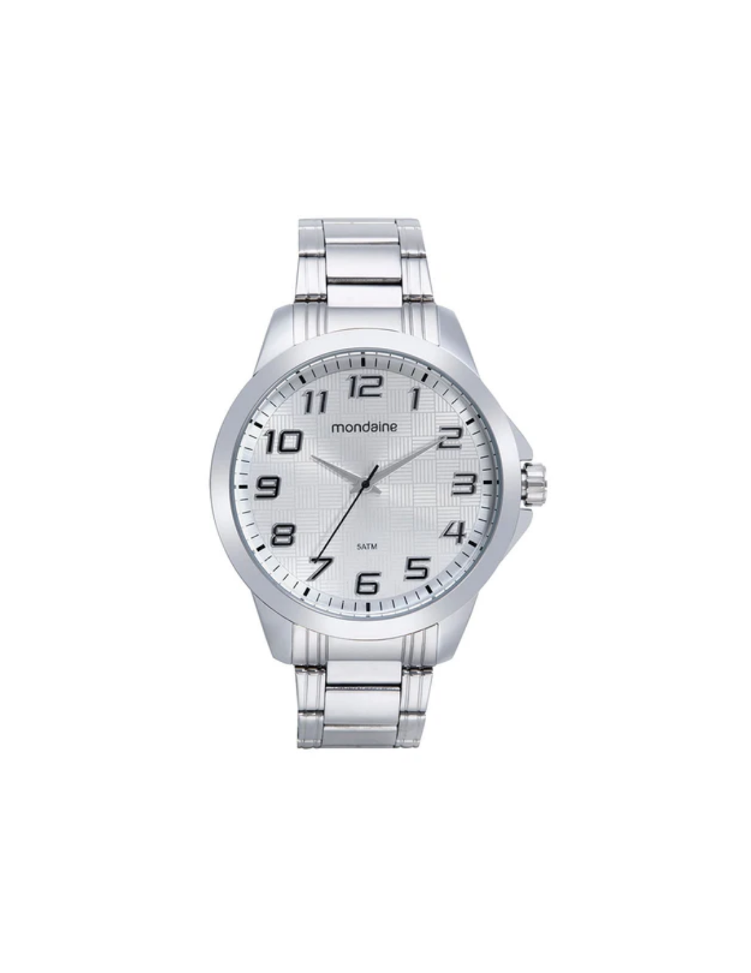 Relógio Mondaine Masculino Prata com Pulseira em Aço – Analógico RM IMPORTS
