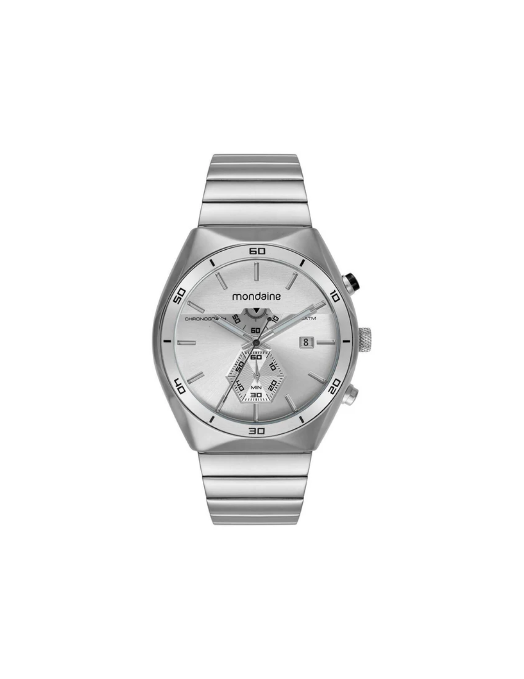 Relógio Mondaine Masculino Casual Prata 32879G0MVNE1 RM IMPORTS