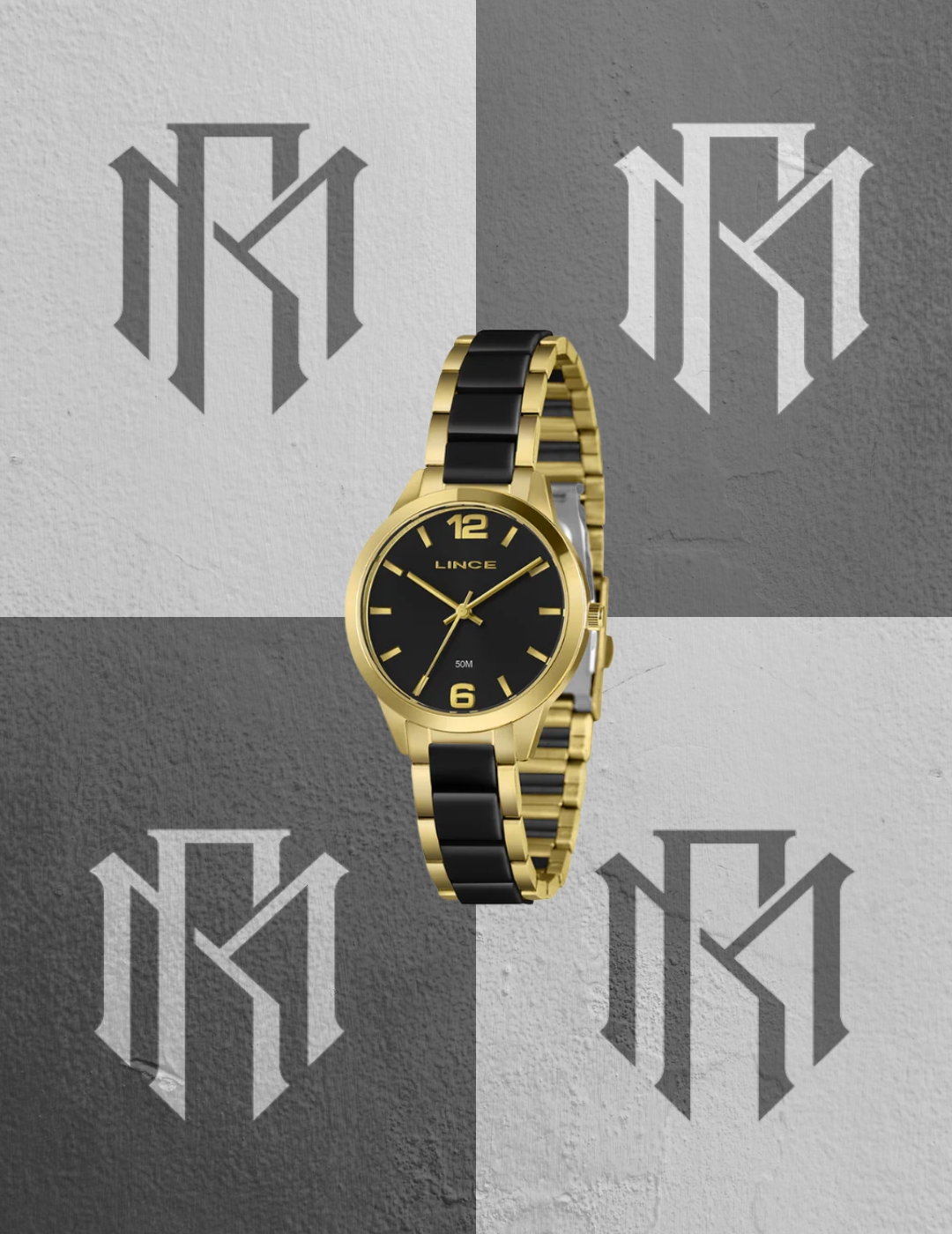Relógio Urban Feminino Dourado