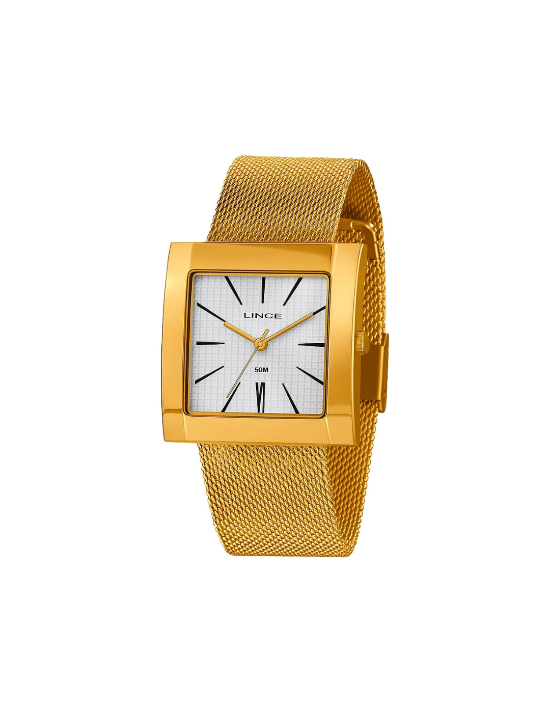 Relógio Lince Feminino Dourado Casual Original Lqg4654l B1kx RM IMPORTS