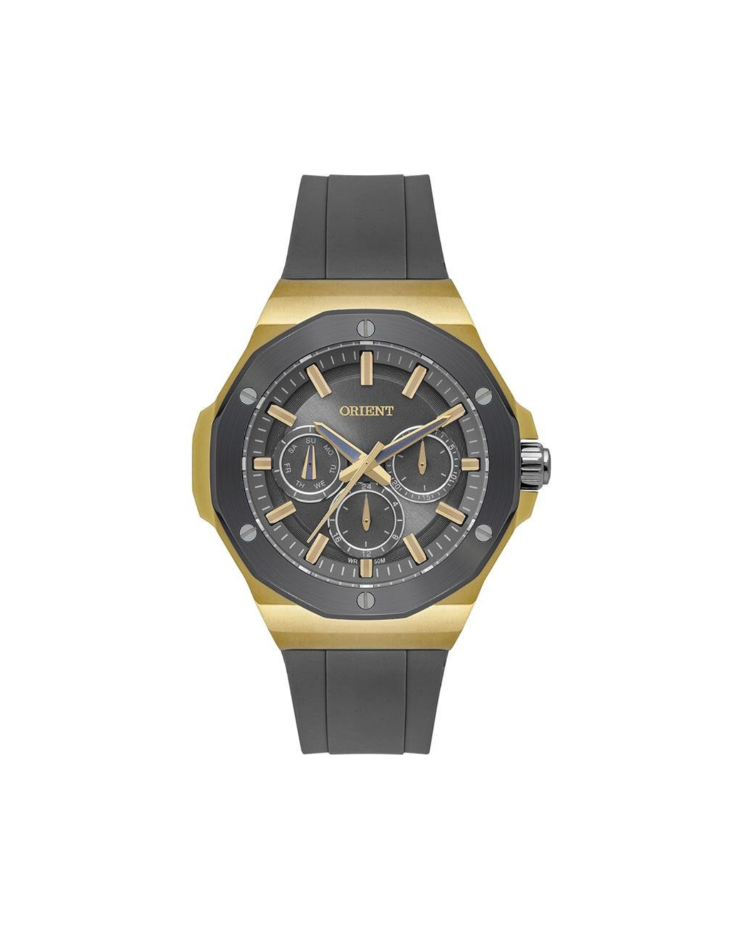 Relógio Orient Unique Cronógrafo Esportivo em Aço – 5 ATM