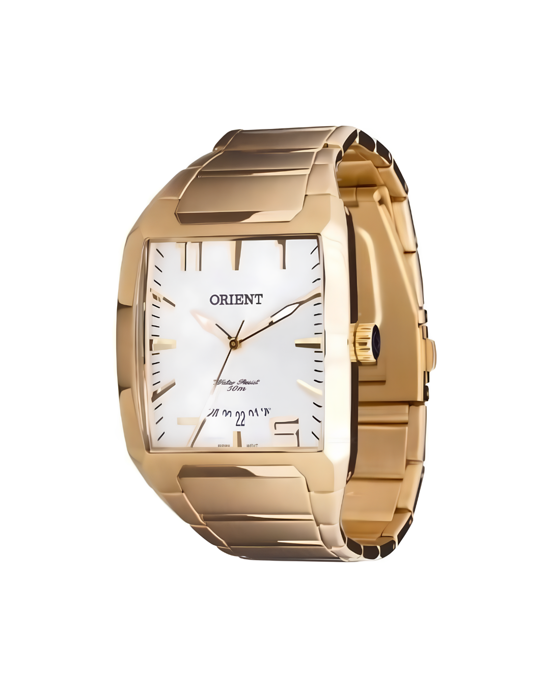 Relogio Dourado Quadrado Orient Masculino