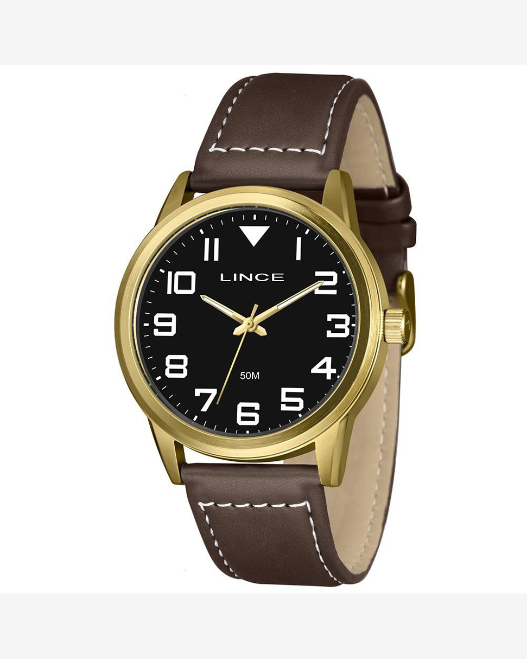 Relógio Lince  Masculino Dourado