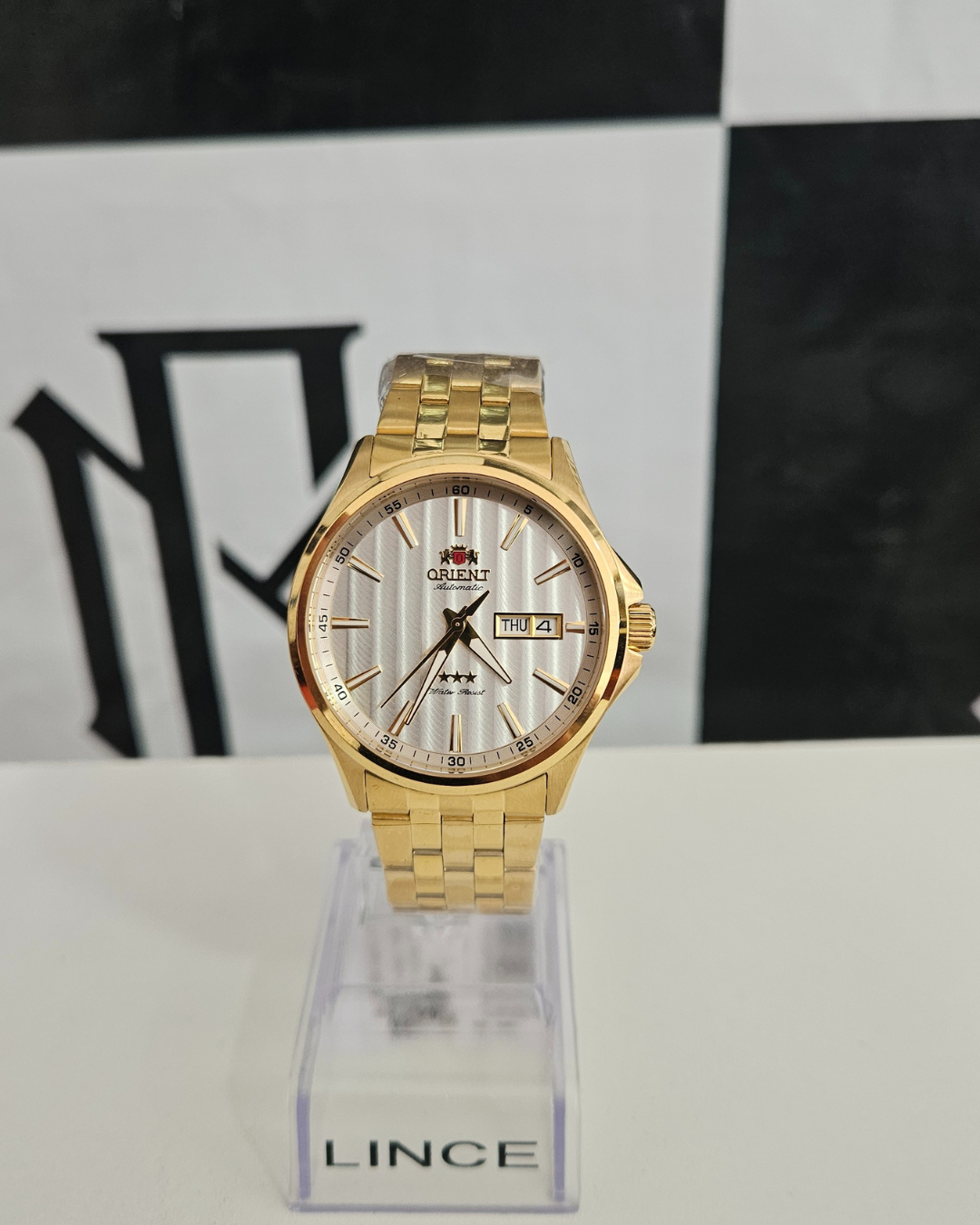 Relógio Masculino Orient Automático Dourado