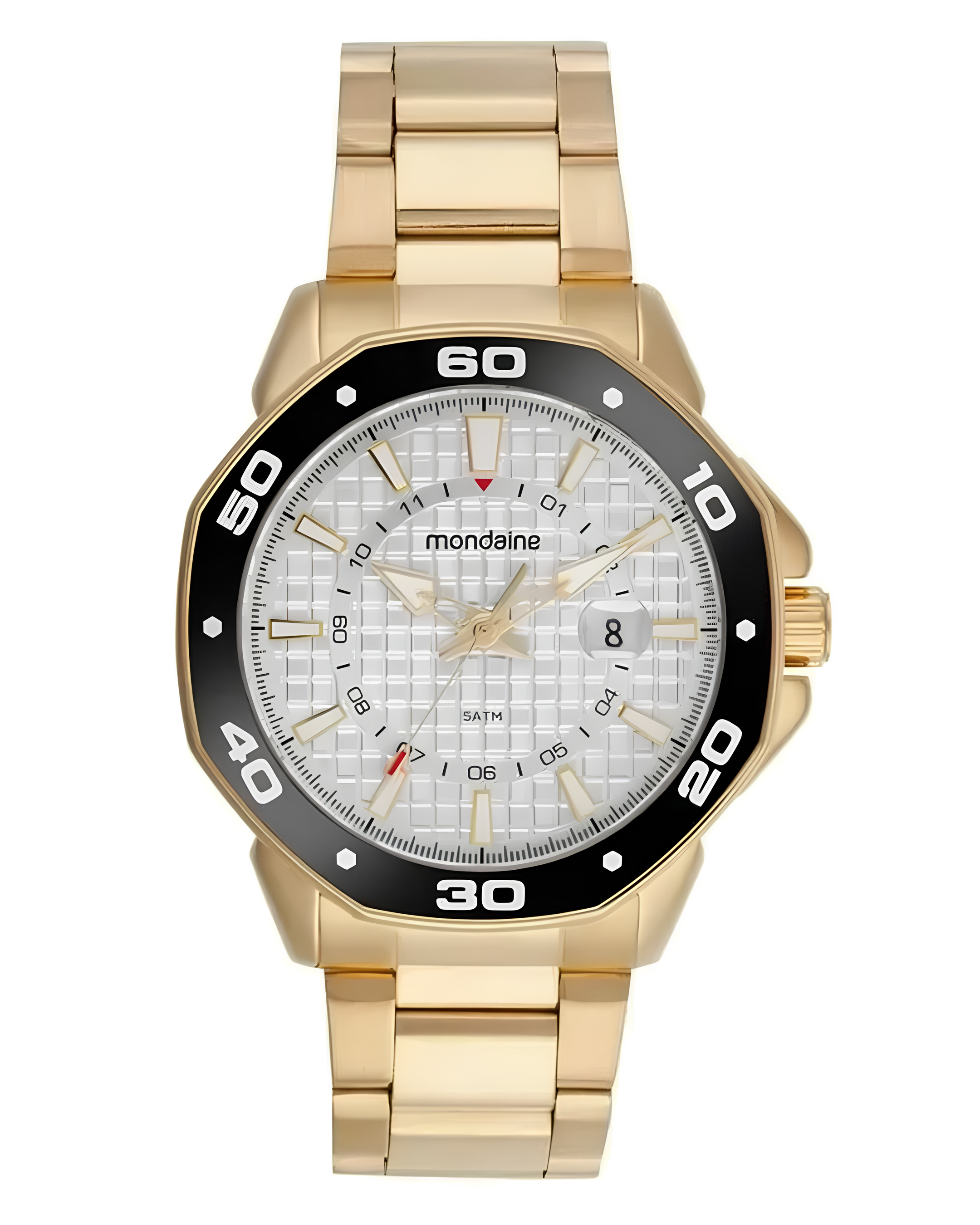 Relógio Mondaine Masculino Dourado/Branco – Ref. 32878GPMVDE1