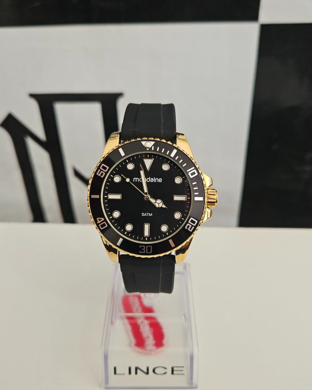 Relógio Mondaine Masculino Dourado/Preto