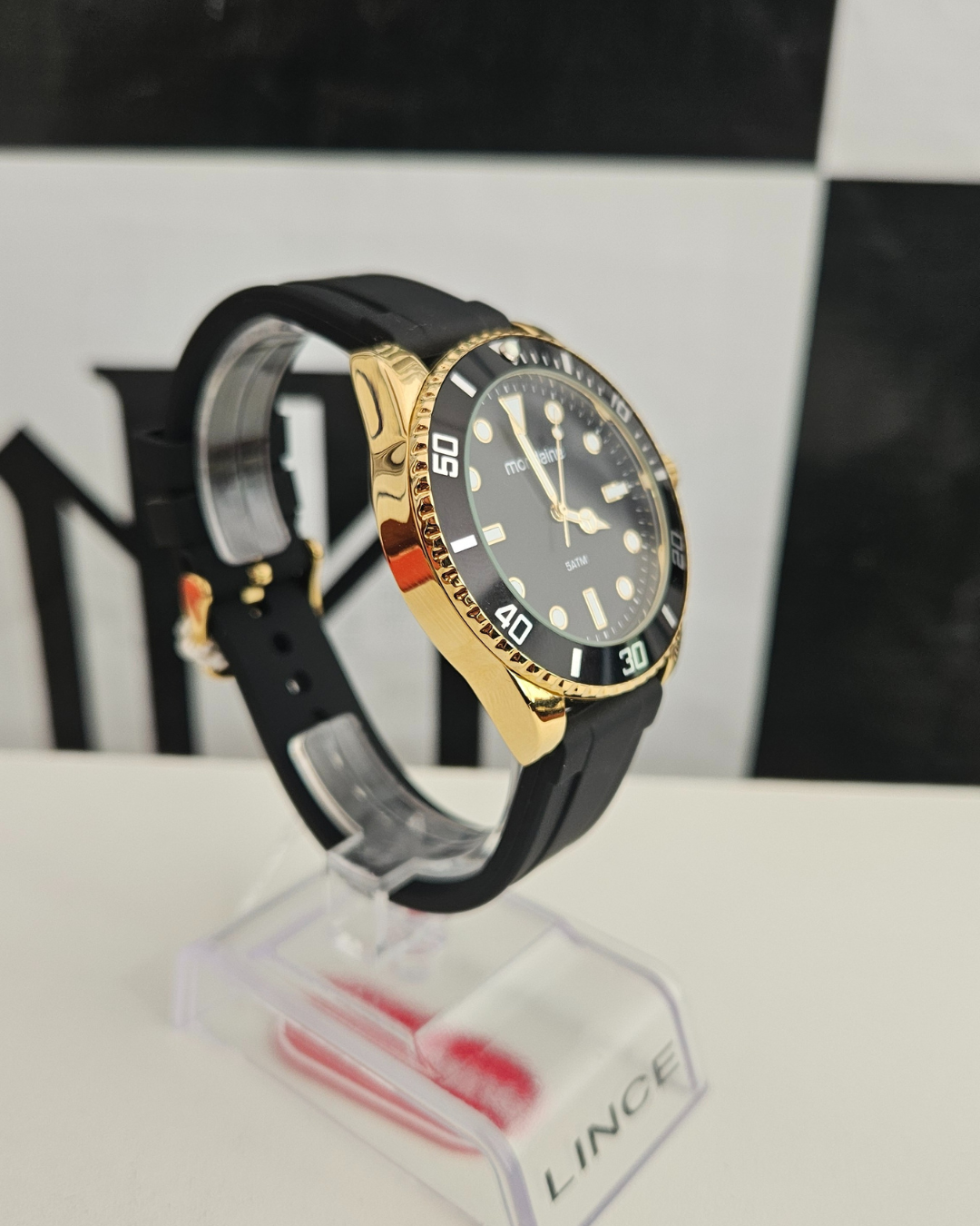 Relógio Mondaine Masculino Dourado/Preto