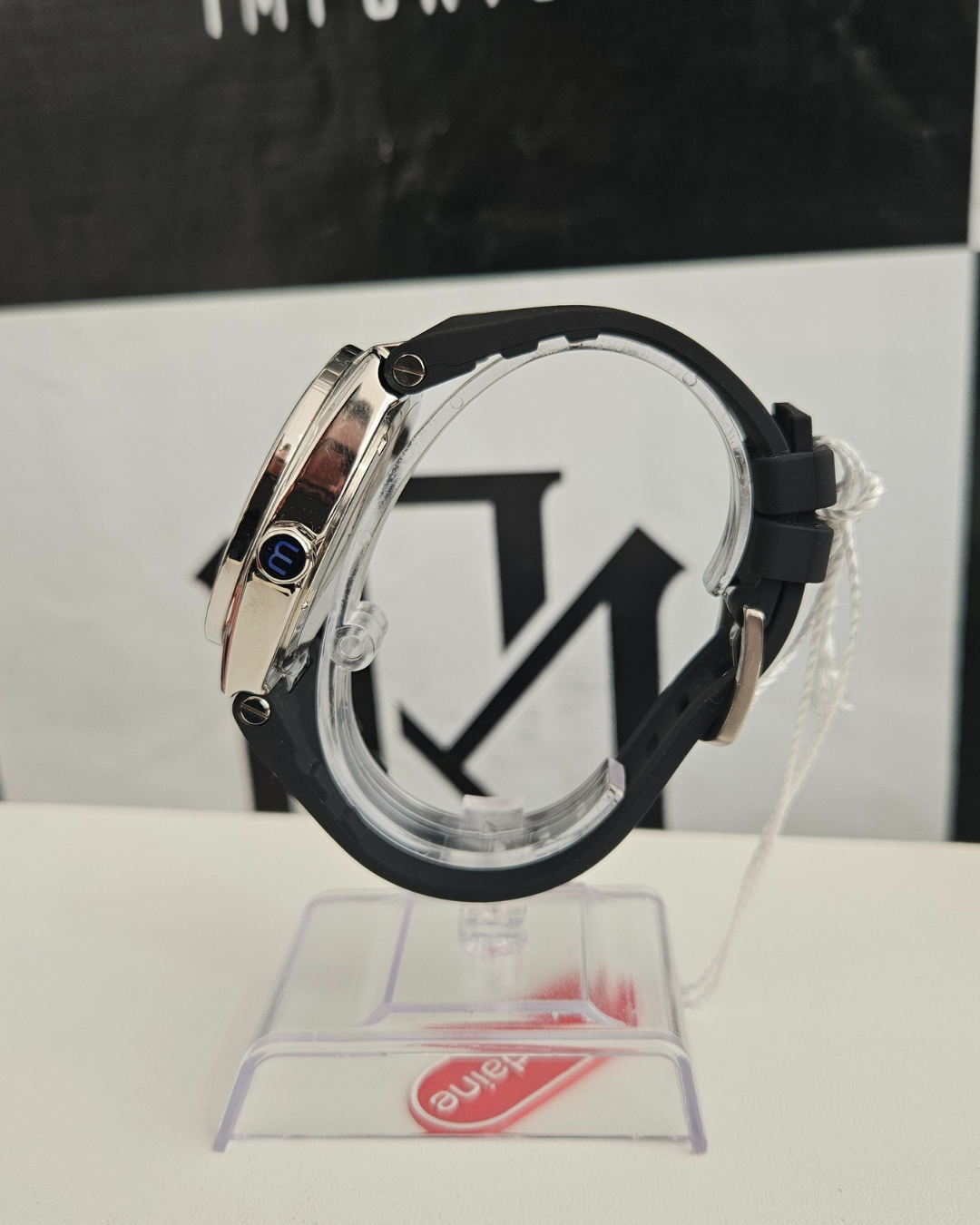 Relógio Mondaine Masculino Analógico Prateado e Preto