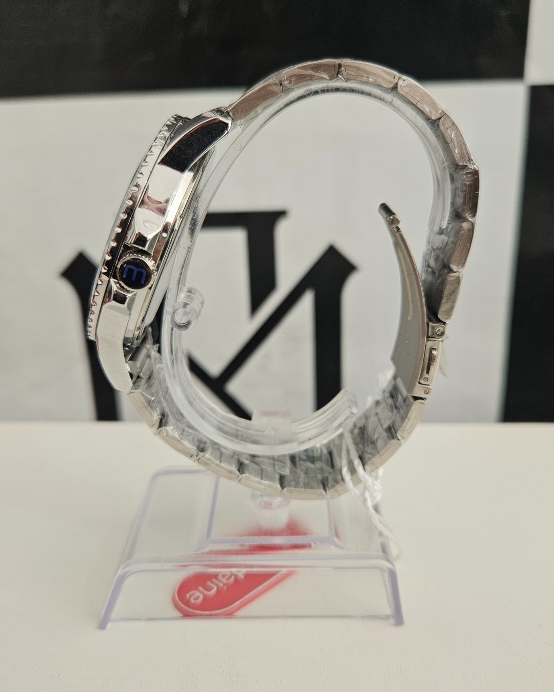 Relógio Mondaine Masculino Prata com Mostrador Azul – Analógico