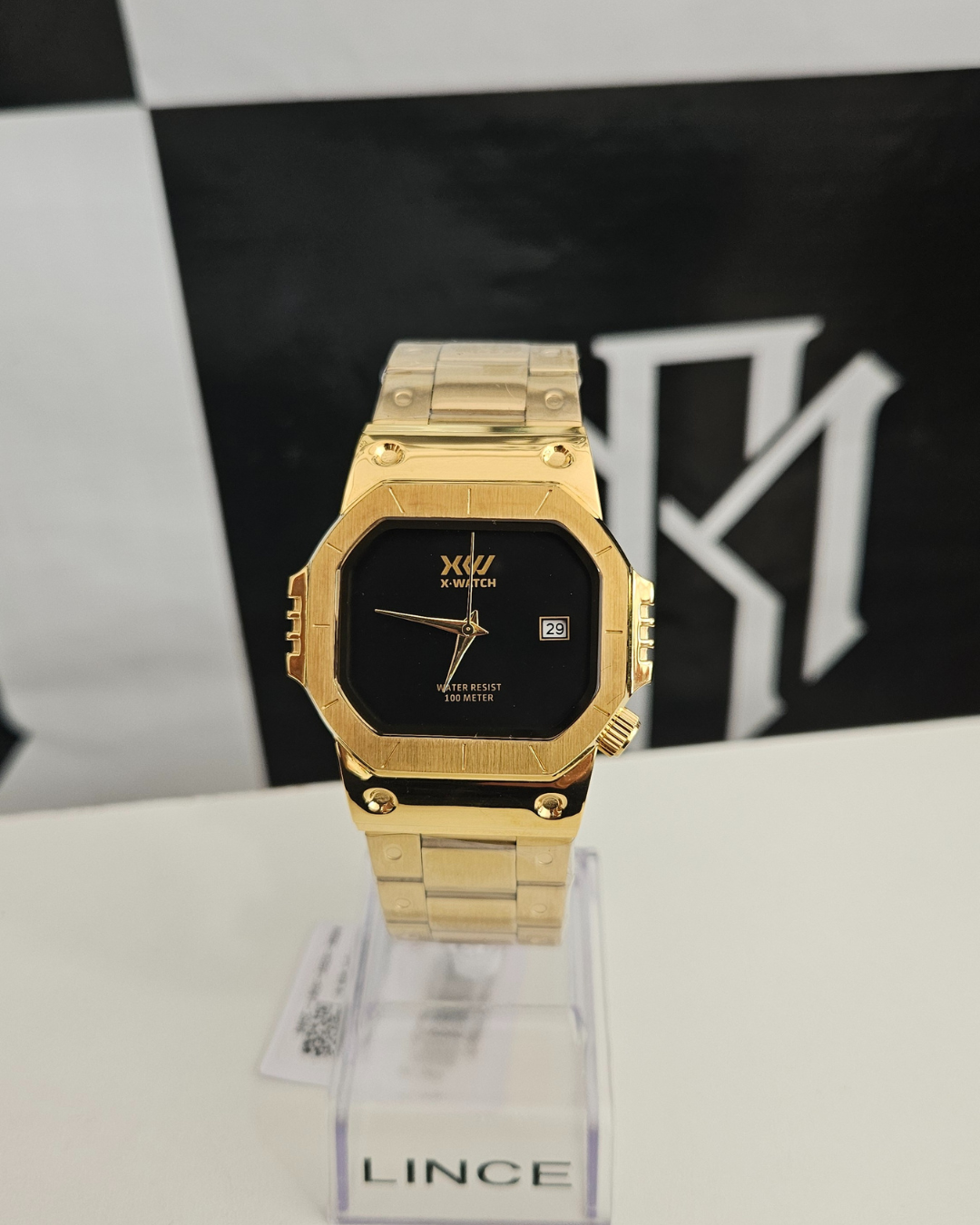 Relógio X-Watch Masculino Dourado XGGS1001.