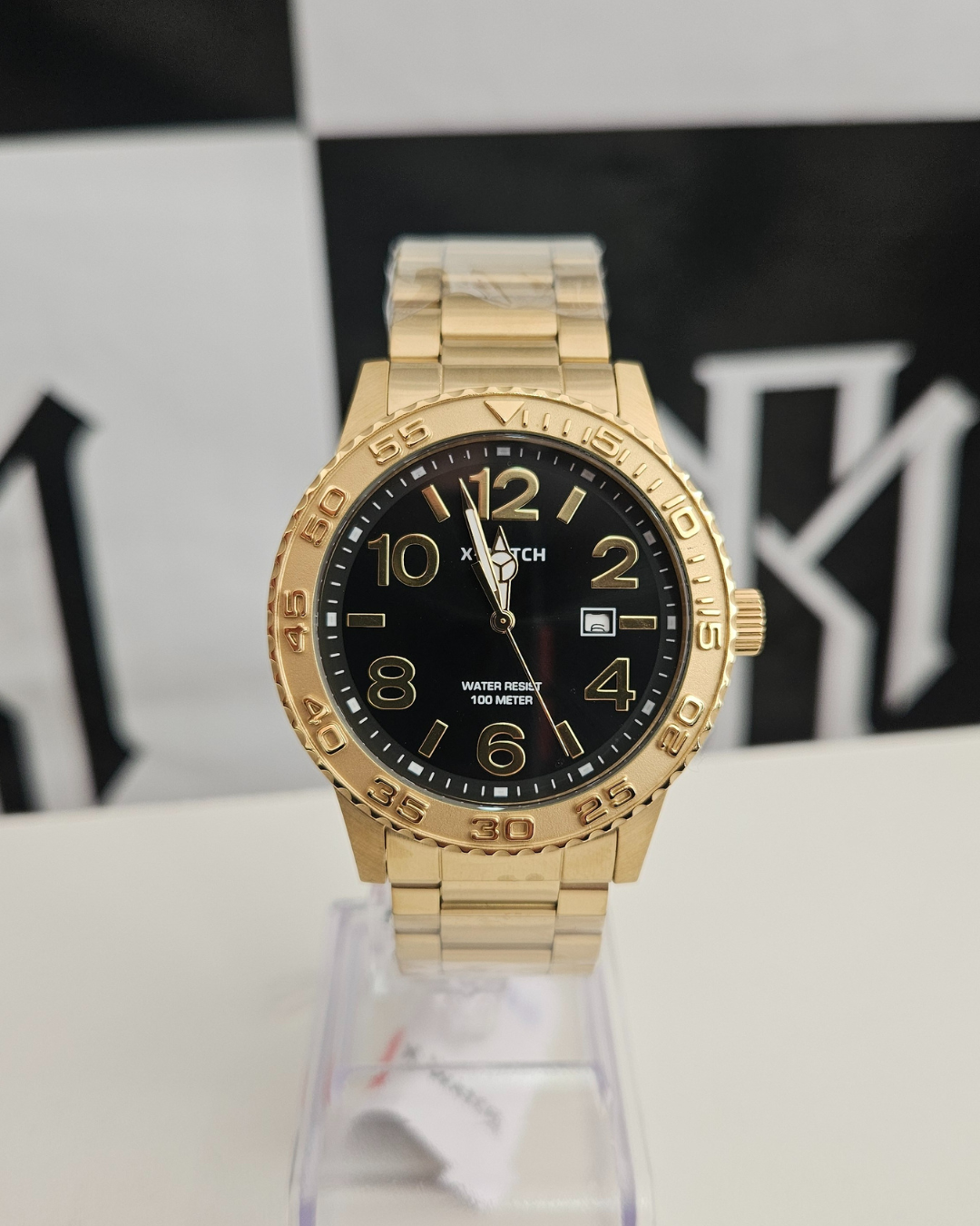 Relógio X-Watch Masculino Ref: Xmgs1044 P2kx Casual Dourado Dourado RM IMPORTS