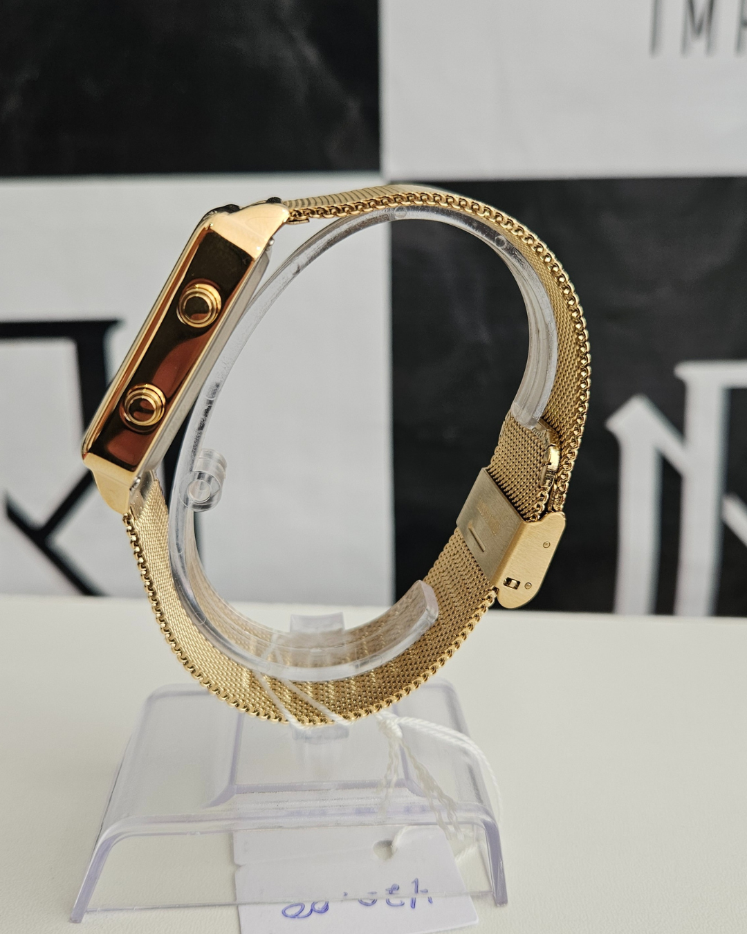 Relógio Lince Feminino Ref: Mdg4619l Bxkx Digital LED Dourado