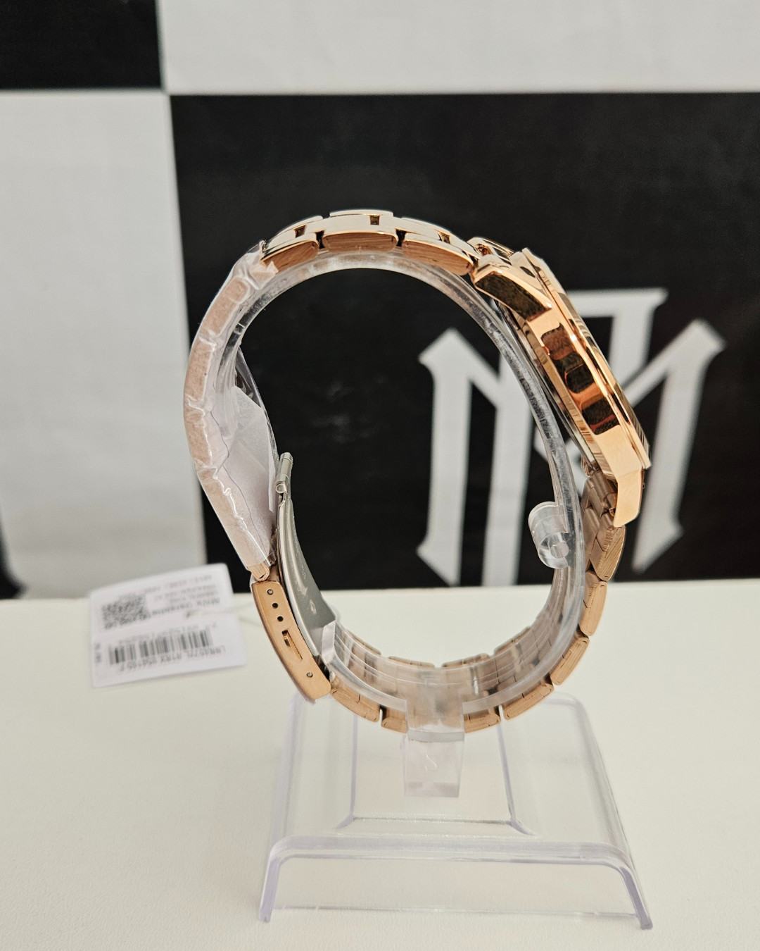 Relógio Lince Feminino Rosê Gold Coração Funny