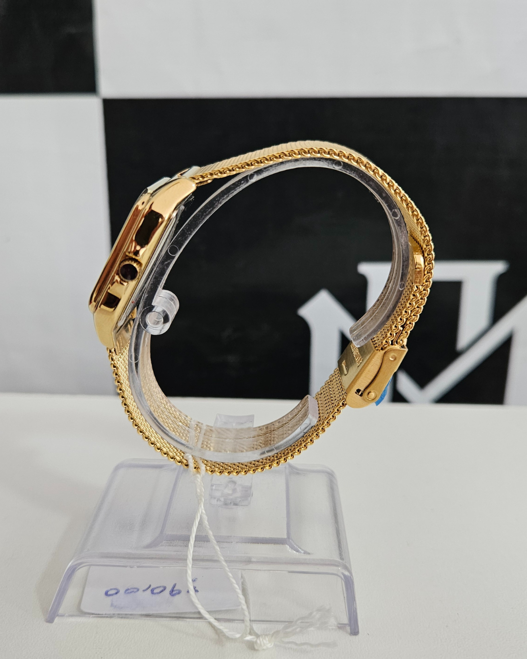 Relógio Feminino Lince Quadrado Dourado MQGH248L34