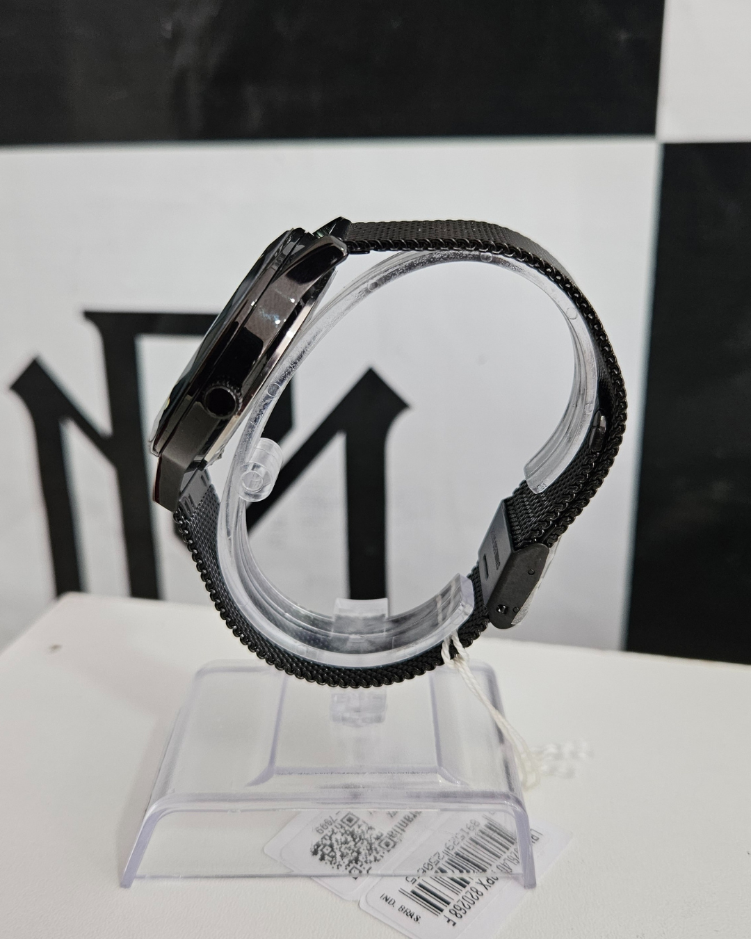 Relógio Feminino Lince Preto Urban Bisel Facetado LRN4807L