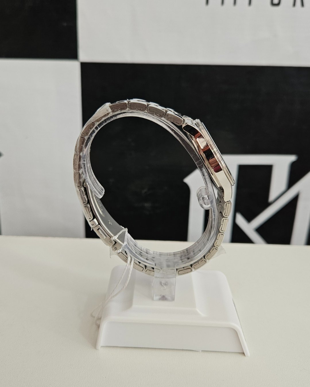 Relógio Feminino Orient Eternal Prateado com Mostrador Cinza